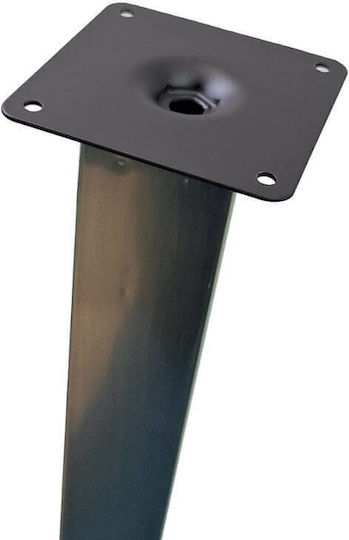 Best Metal Furniture Leg 4 Pieces Suitable for Table / Coffee Table / Desk 5x5x110cm Silver