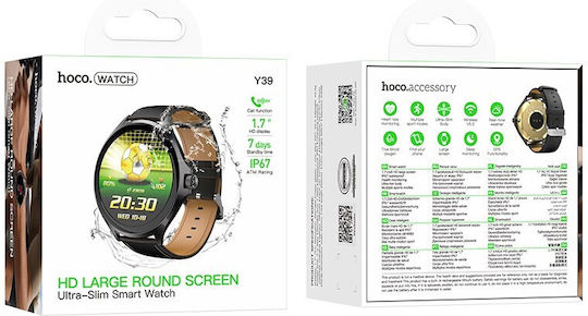 Hoco Y39 Smartwatch (Μαύρο)