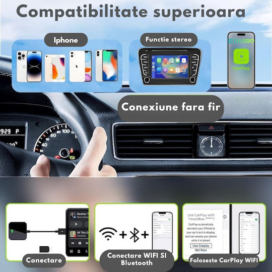 Adaptor Carplay Auto pentru Universal / Inteligent