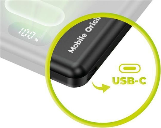 Mobile Origin MagSafe Power Bank 10000mAh 15W Power Delivery Μαύρο