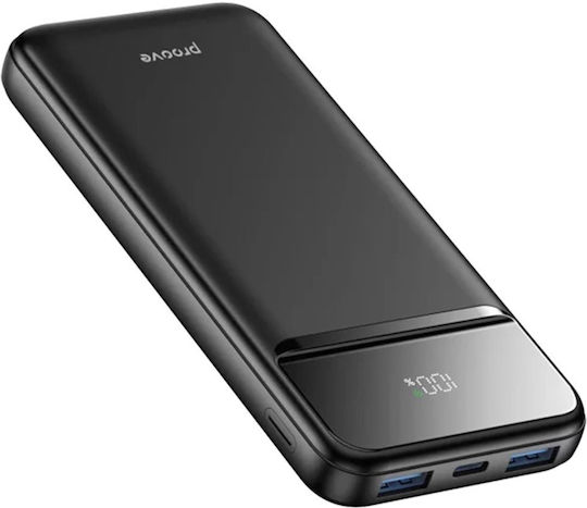 Proove Proove Illuminator 2 Power Bank 10000mAh 22.5W mit 2 USB-A Ausgangsanschlüsse und USB-C Ausgangsanschluss Power Delivery / Schnellladung Schwarz