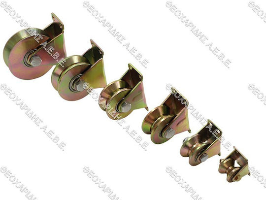 Раула V Със Стойка 95x116mm Метално За Плъзгаща Врата Agroequip