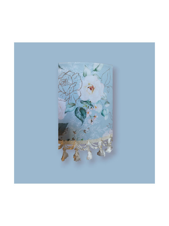 Oxygen White Roses Κρεμαστό Φωτιστικό Λευκό με Ντουί E27 35x20εκ.