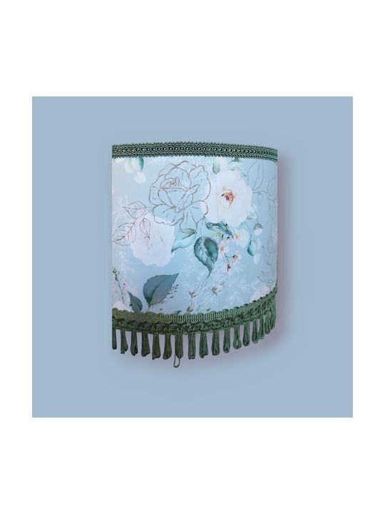 Oxygen White Roses Κρεμαστό Φωτιστικό Λευκό με Ντουί E27 35x20εκ.