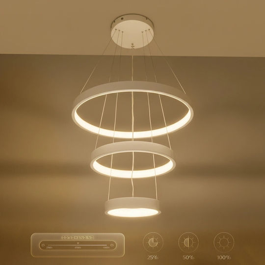 kelvo Nemesis Висящо Осветително Тяло Бял 60x60x60см.