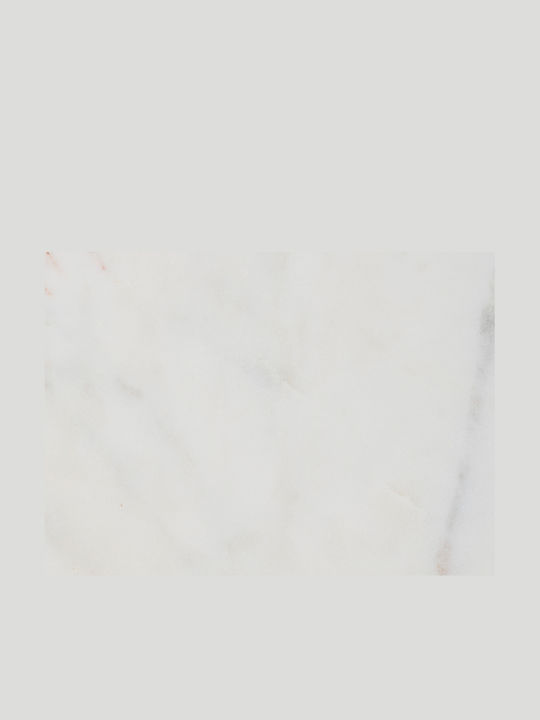 S-d Marble Τουρτιέρα Ξύλινη Λευκή 25x25x8εκ.