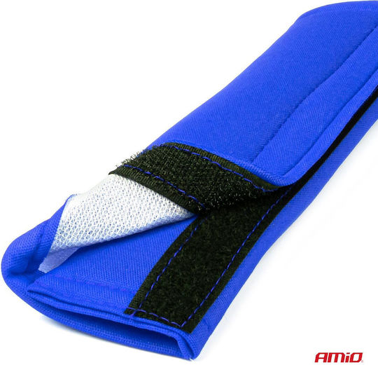 Set 2 Seat Belt Protectors Blue Color