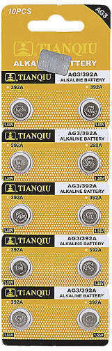 TianQiu Алкални Батерии За часовници LR41 1.5V 10бр