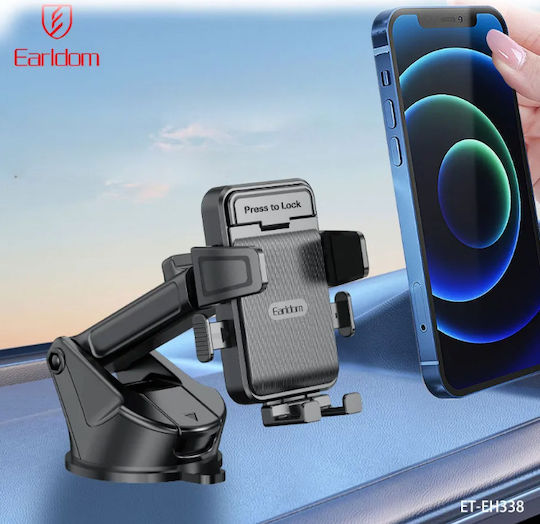 Earldom Car Mobile Mount with Adjustable Hooks Black