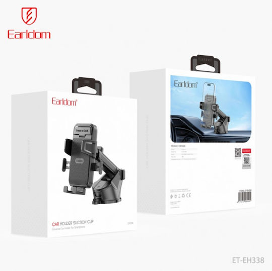 Earldom Car Mobile Mount with Adjustable Hooks Black