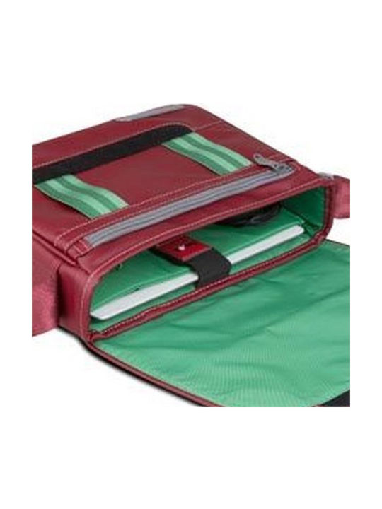 Be Z Le Reporter Shoulder Bag 10" Screen Reinforced Pockets Red