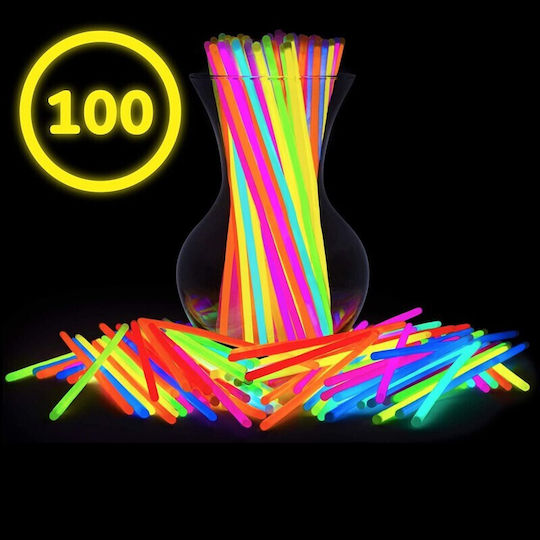 Glow Sticks Bracelets Sticks Various Colors Set 100 Pieces