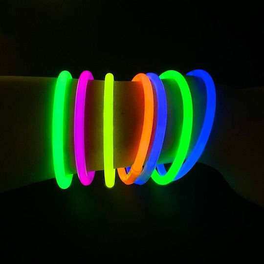 Glow Sticks Armbänder Stäbchen Verschiedene Farben Set 100 Stücke