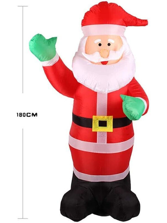 Luminat Decorativ Moș Crăciun Gonflabil Roșuς 180cm.