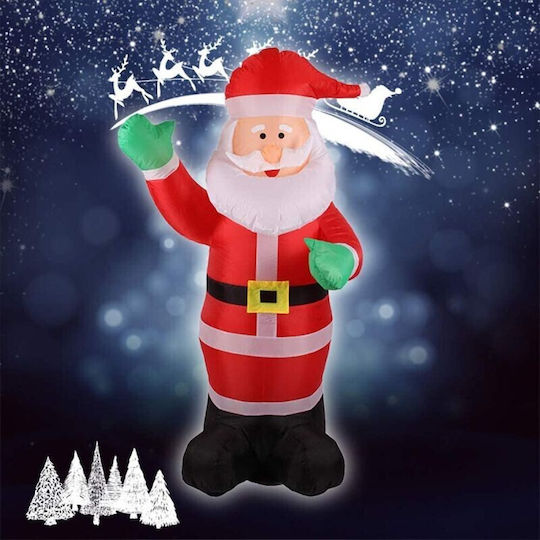 Luminat Decorativ Moș Crăciun Gonflabil Roșuς 180cm.