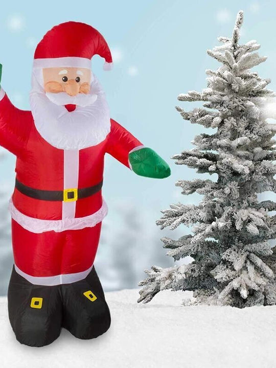 Luminat Decorativ Moș Crăciun Gonflabil Roșuς 180cm.