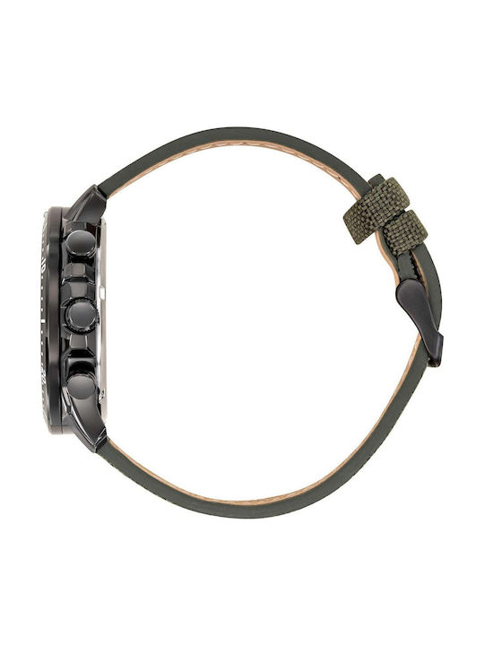 Patrouille De France Athos 4 Herrenuhr Chronograph Batterie mit Stoffarmband