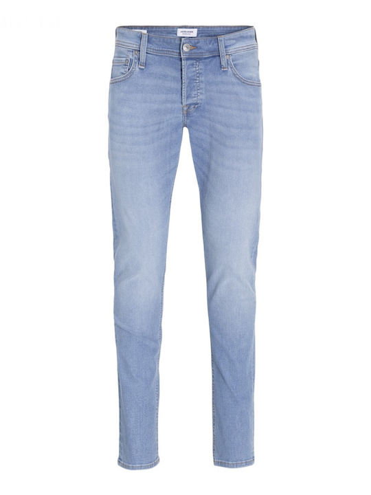 Men's Jeans Pants Elastic with Slim Fit Blue