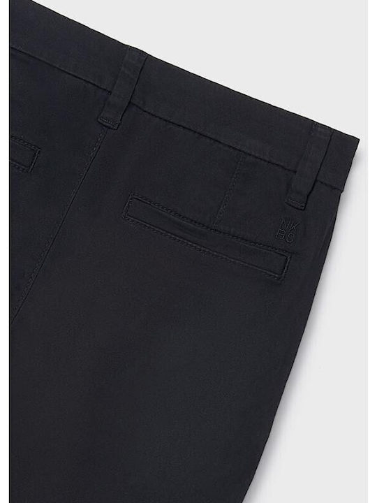 Παιδικό Παντελόνι Chino Υφασμάτινο Μαύρο Basic