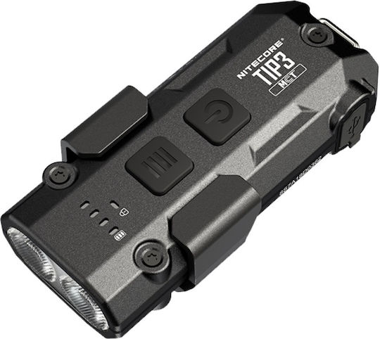 NiteCore Rechargeable Keychain Flashlight LED Tip3 Blue