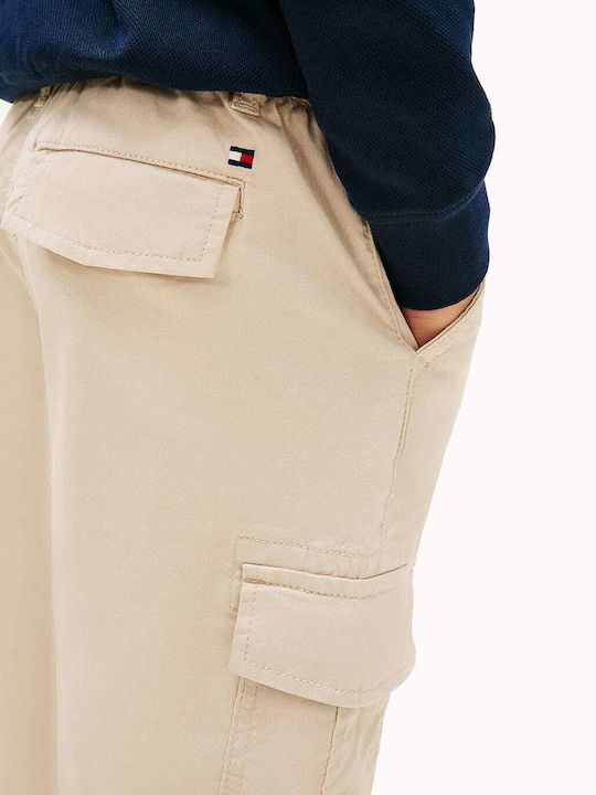 Șort/Salopetă Copii din Material Textil Bej