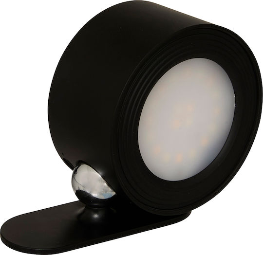 5Five Einzel LED Natürliches Weiß Spot in Schwarz Farbe