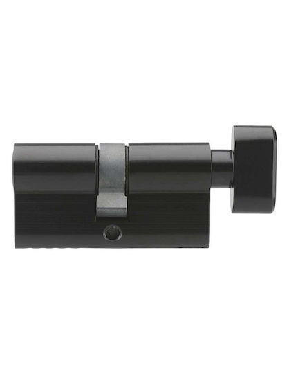 Thirard Lock Cylinder Security 60mm (30-30) with Knob and 3 Keys Black