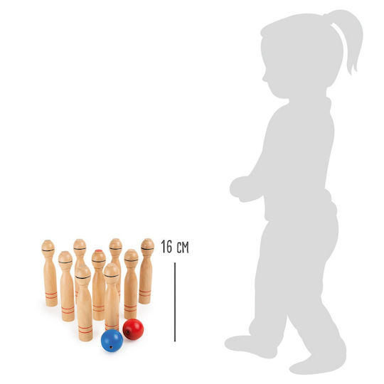 Small Foot Spielzeug Bowling Outdoor Holz