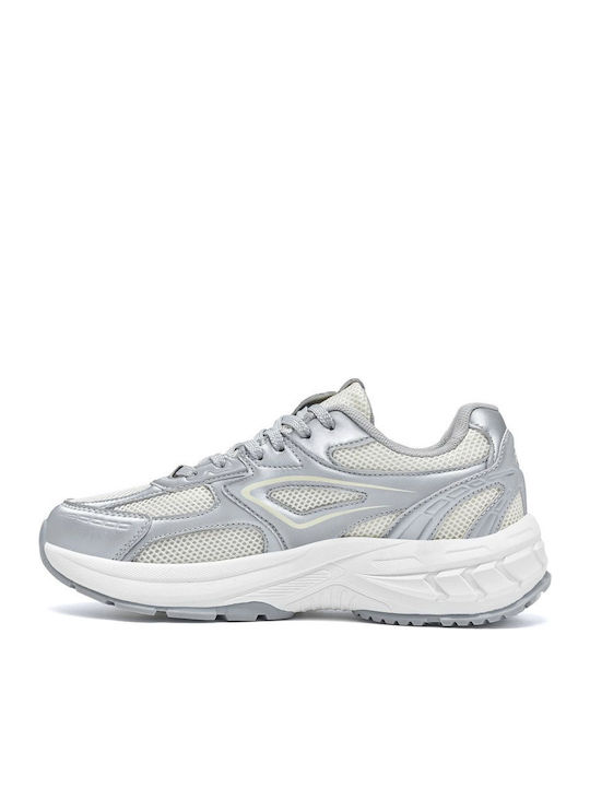 Memory Γυναικεία Chunky Sneakers Ασημί