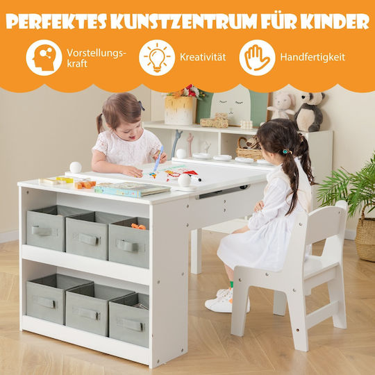Kinder Tischset mit Stühlen Costway