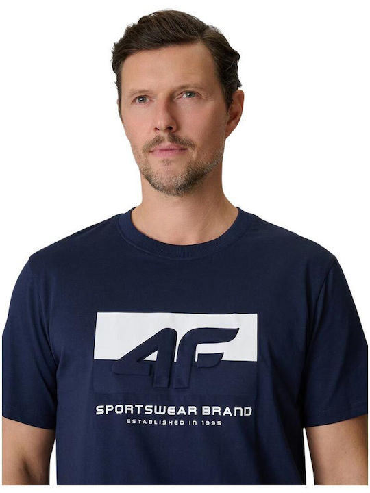 T-shirt Navy Μπλε