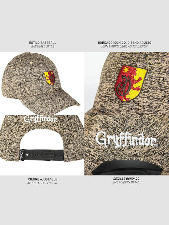 Cerda Παιδικό Καπέλο Jockey Harry Potter Gryffindor Μπεζ