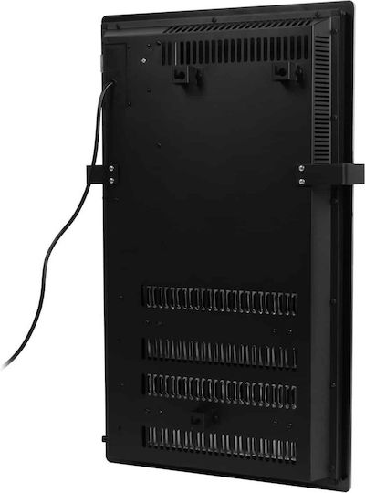 Eurom Sani Verre Radiator Electric Pentru Prosoape Cu Fațadă De Sticlă 1200W 81.5x43.8cm Neagră