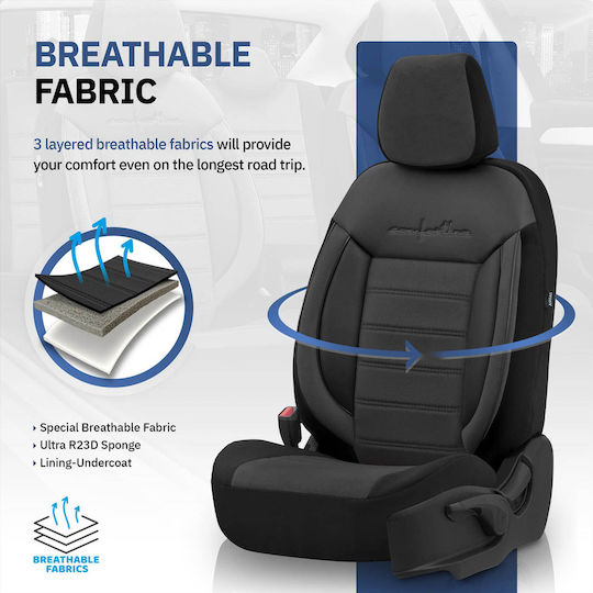 Premium Universal Car Seat Covers Non-fractionated Otom Comfortline 209