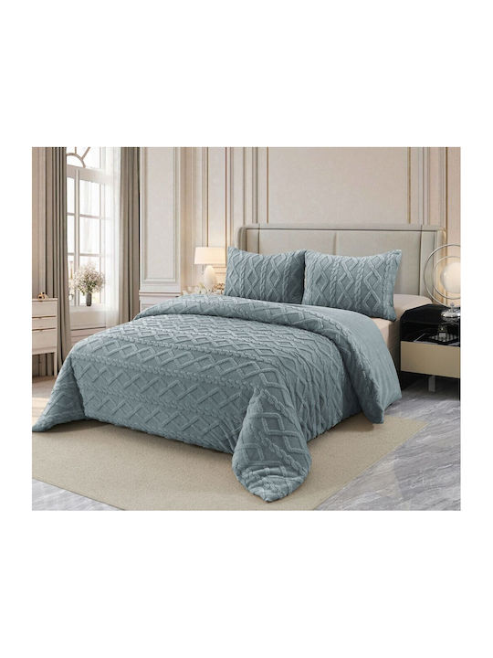 RoNeX Bettbezug Großes Doppelbett 240x220cm Light Grey 230 GSMGsm