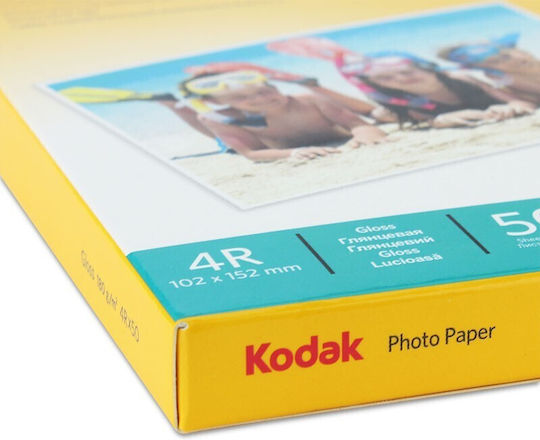 Kodak Fotopapier 4r 180g Glanz 50 Blätter