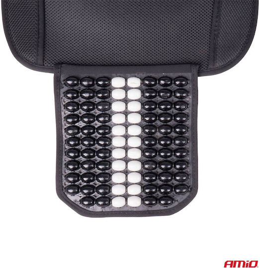 Husă Scaun Auto Bile De Masaj Suport Lombar Tetieră Dimensiuni 131 X 46 Cm Culoare Neagră