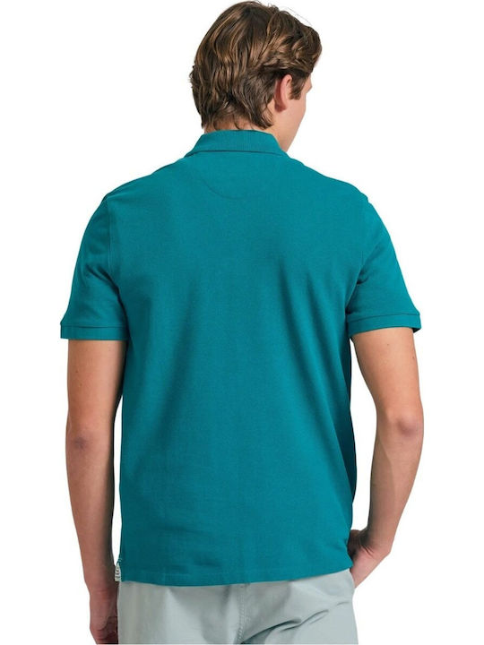 Polo T-shirt Petrol Blue