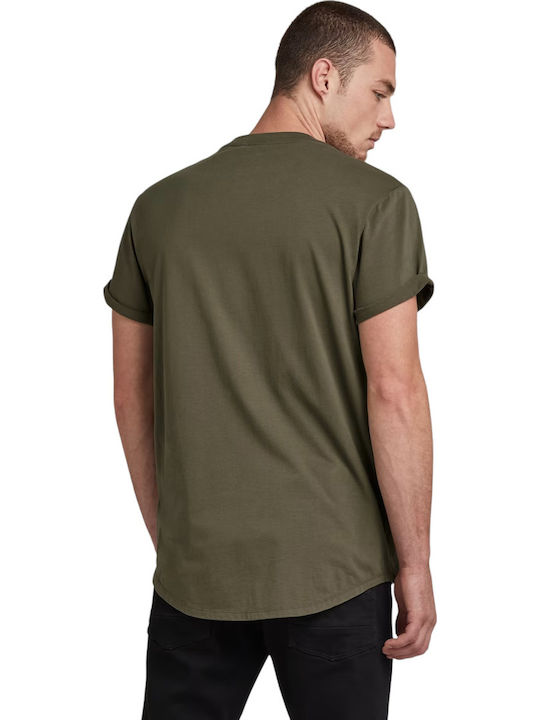 G-Star Raw Lash R Herrenblusen Kurzarm T-Shirt Khaki