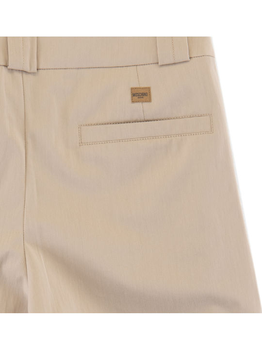 High Rise Women's Jeans Pants in Relaxed Fit Beige