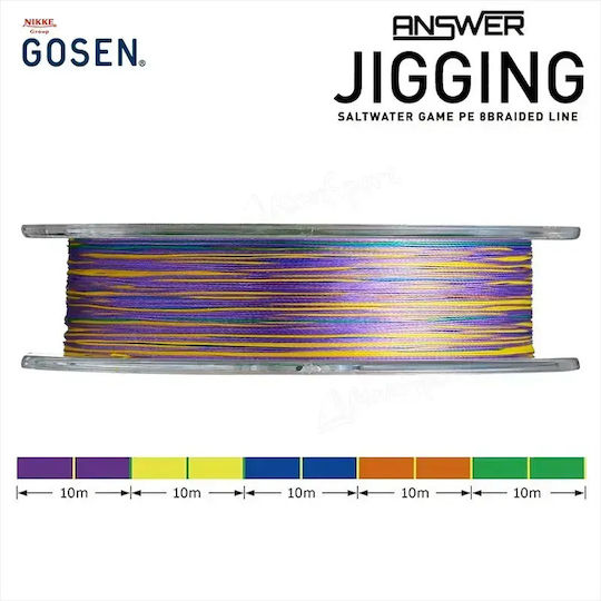 Νημα Gosen Answer Jigging X8 0.8 300m
