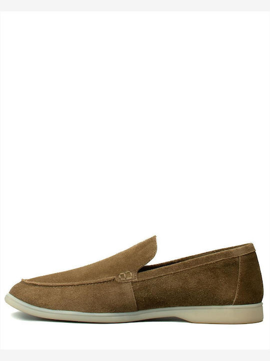 Suede Ανδρικά Loafers σε Πράσινο Χρώμα