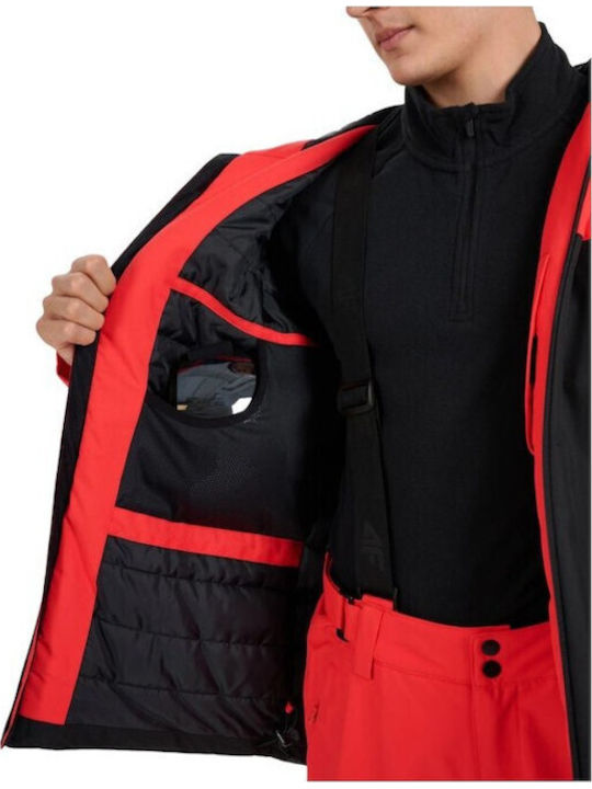 4F Men's Ski & Snowboard Jacket Red 4FWAW25TTJAM0951-90S