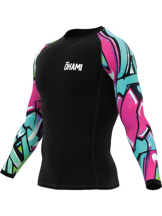 Okami Short Sleeve Shirt ORS140 for Jiu-Jitsu Black