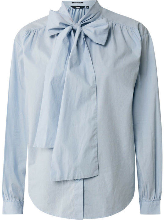 Women's Long Sleeve Shirt Dusty Blue