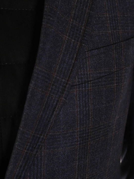 Men's Winter Suit Jacket Blue