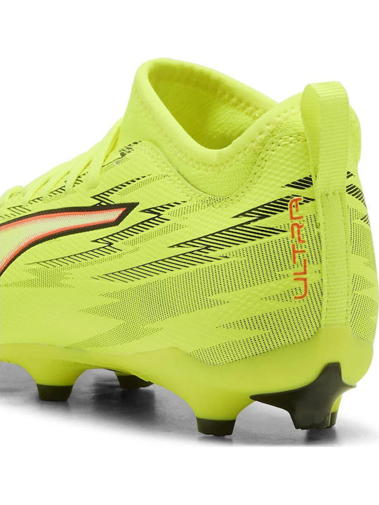 Ultra 6 Match Kids Molded Soccer Shoes Yellow