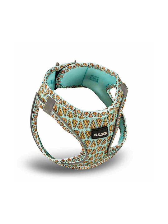 Glee Pizza Aqua Hundegeschirr XL Hals 42-54cm Brust 54-60cm