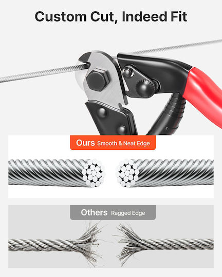 Wire Rope Vevor 3.2 Mm Length 152 M Stainless Steel Cable 316 Cutter Breaking Strength 798 Kg Construction 1 X 19 Strands Steel Cable Deck Railing System Garden Pergola