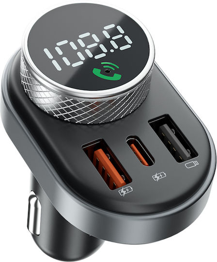 Proove Car Charger Fm Modulator Fmsl30110001 Usb Type-c U-disk Tf Bluetooth 5.4 Fast Charge 30w Black